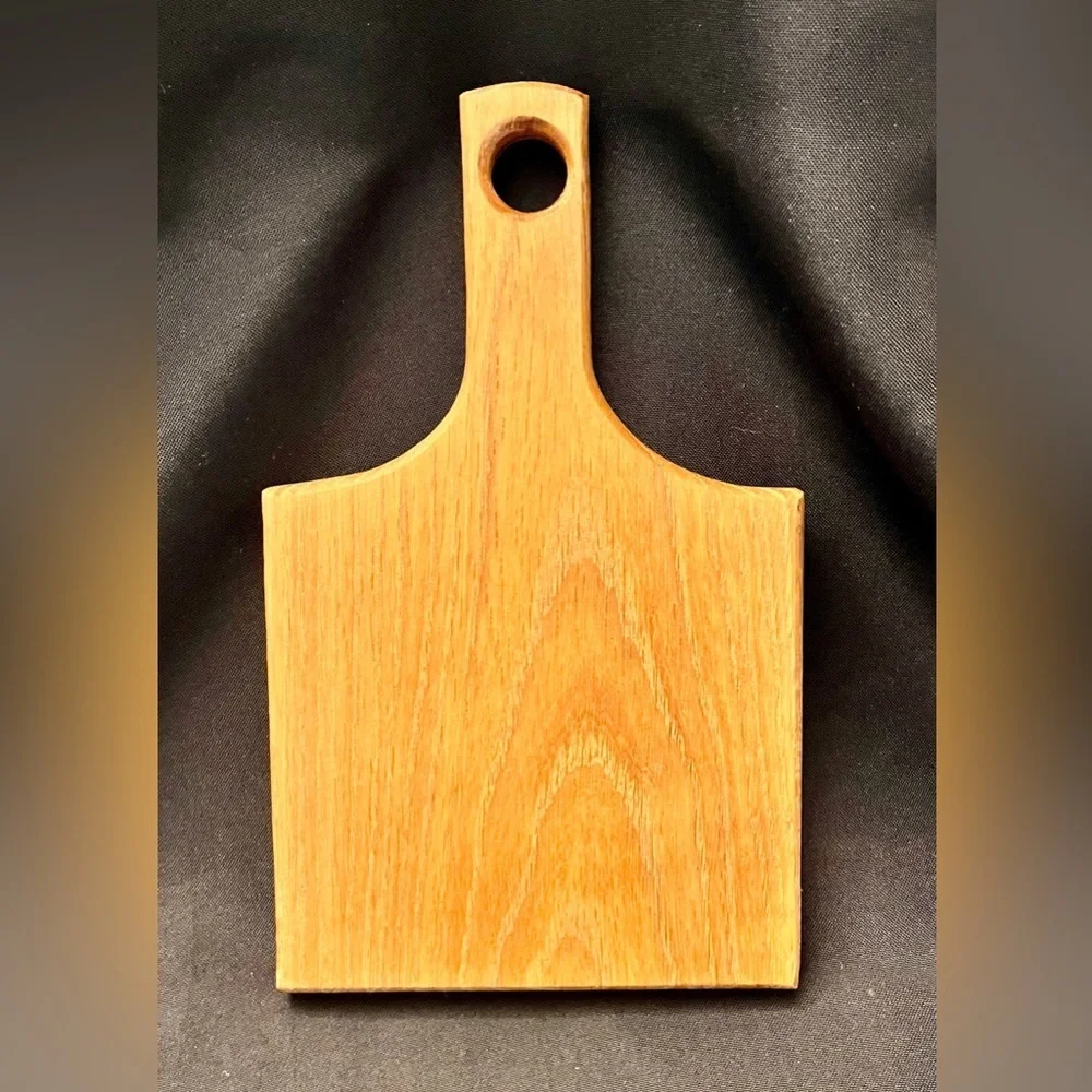 Handmade Oak Cutting Board & Bread Bow Knife Set New Sourdough Slicer Gift Set